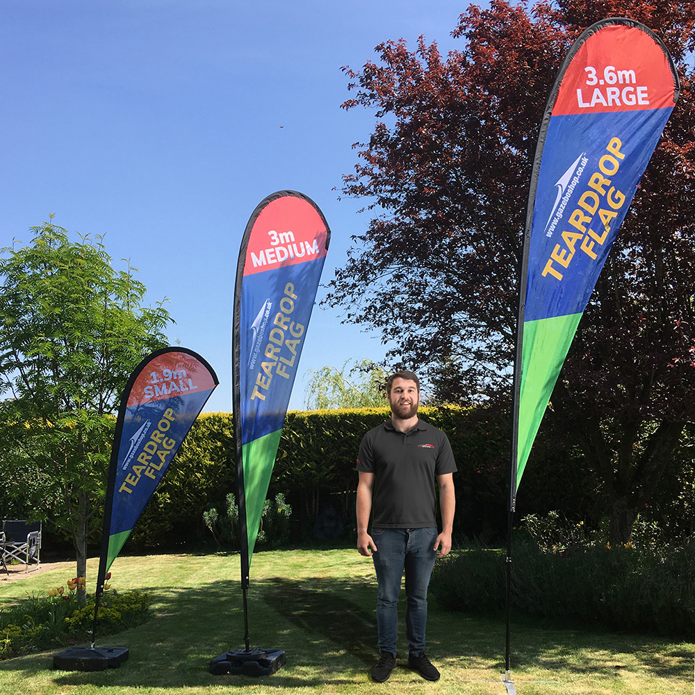 Printed Teardrop Flags