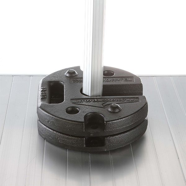 Leg Weights: 12.5kg Steel Stacking (Pair)