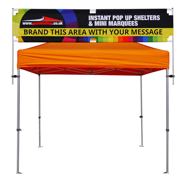 Sky Banner for 3m x 3m Pop up Gazebo | Event Branding