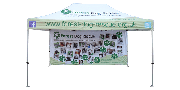 Forest Dog Rescue Pop up Gazebo